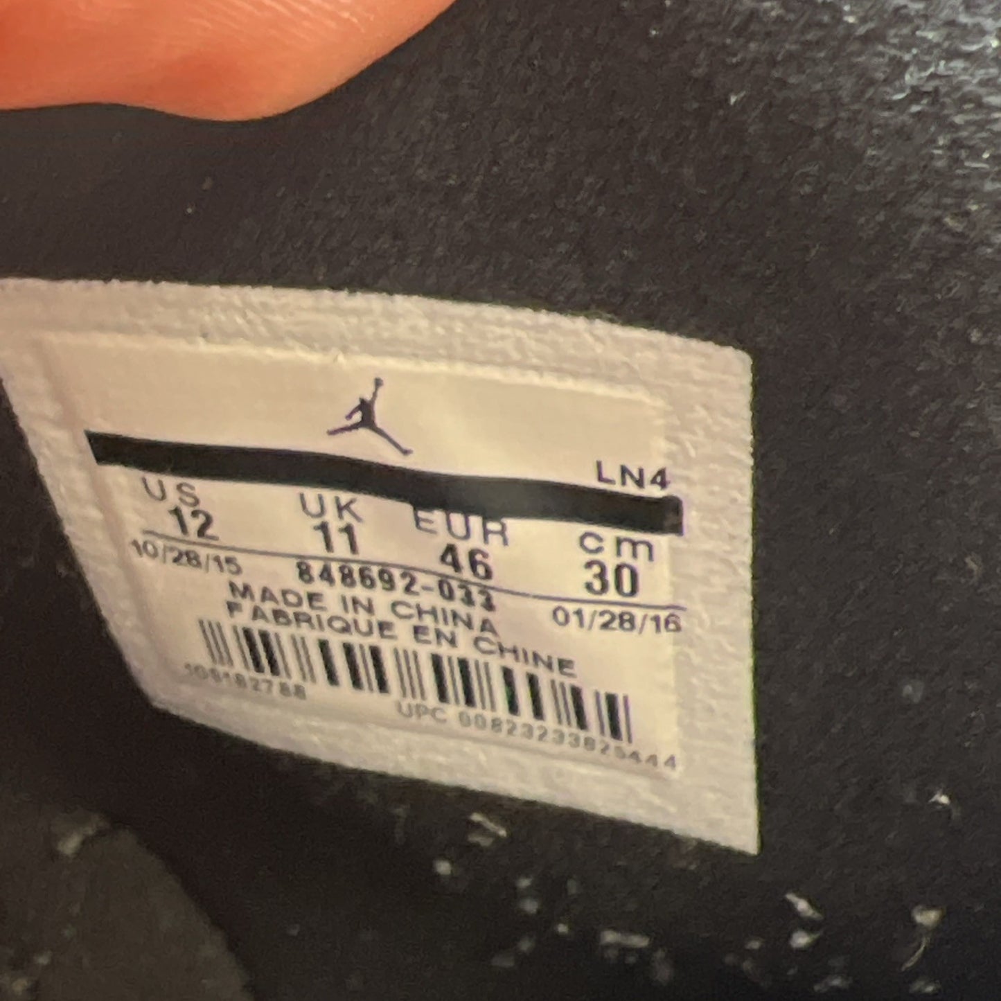Size 12 - Air Jordan 12 Retro Wings (848692-033)