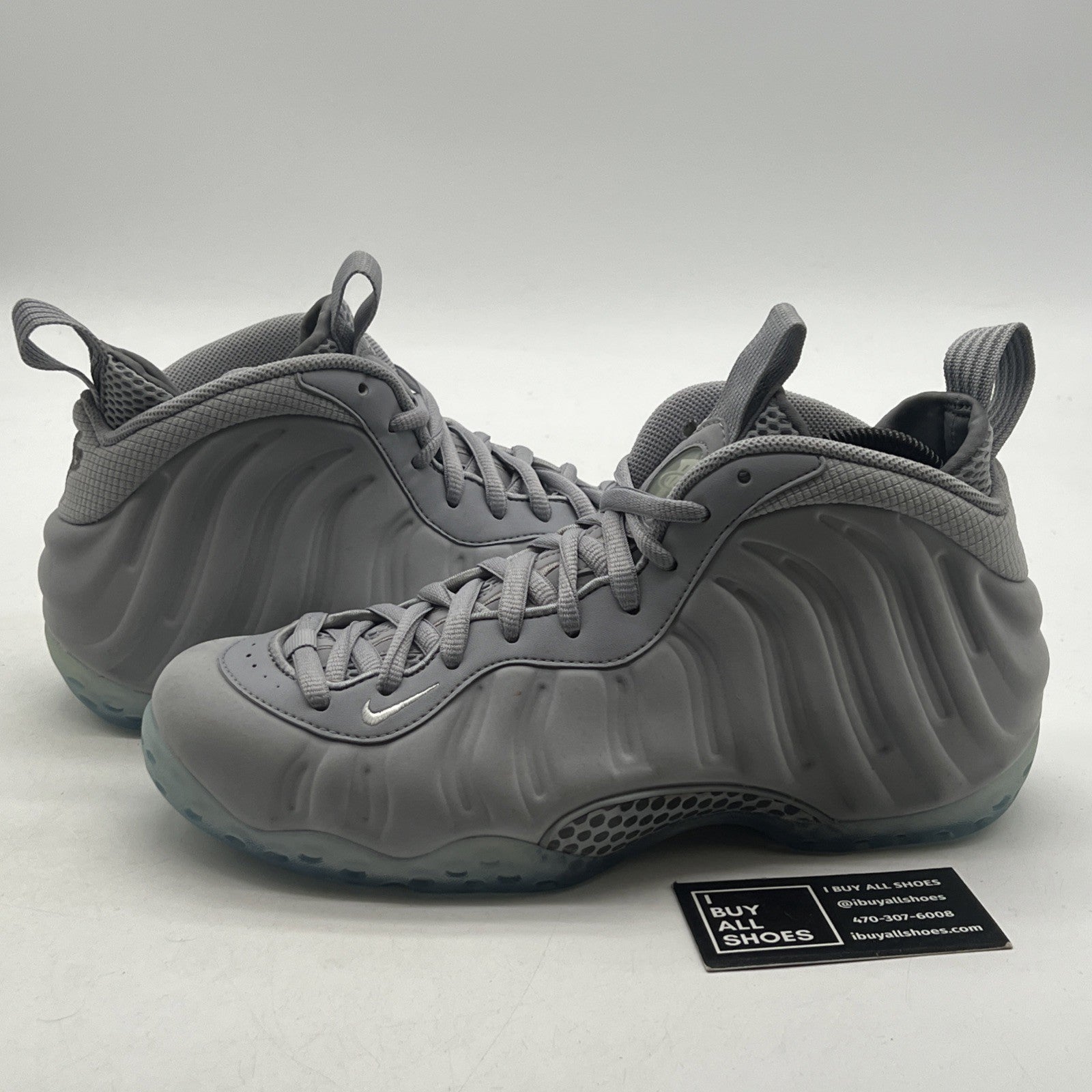 Size 9 - Nike Air Foamposite One PRM Wolf Grey (575420-001)