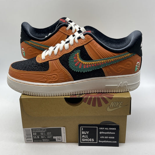 Size 10 - Nike Air Force 1 '07 LX SiEMPRE Familia Orange Black (DO2157-816)