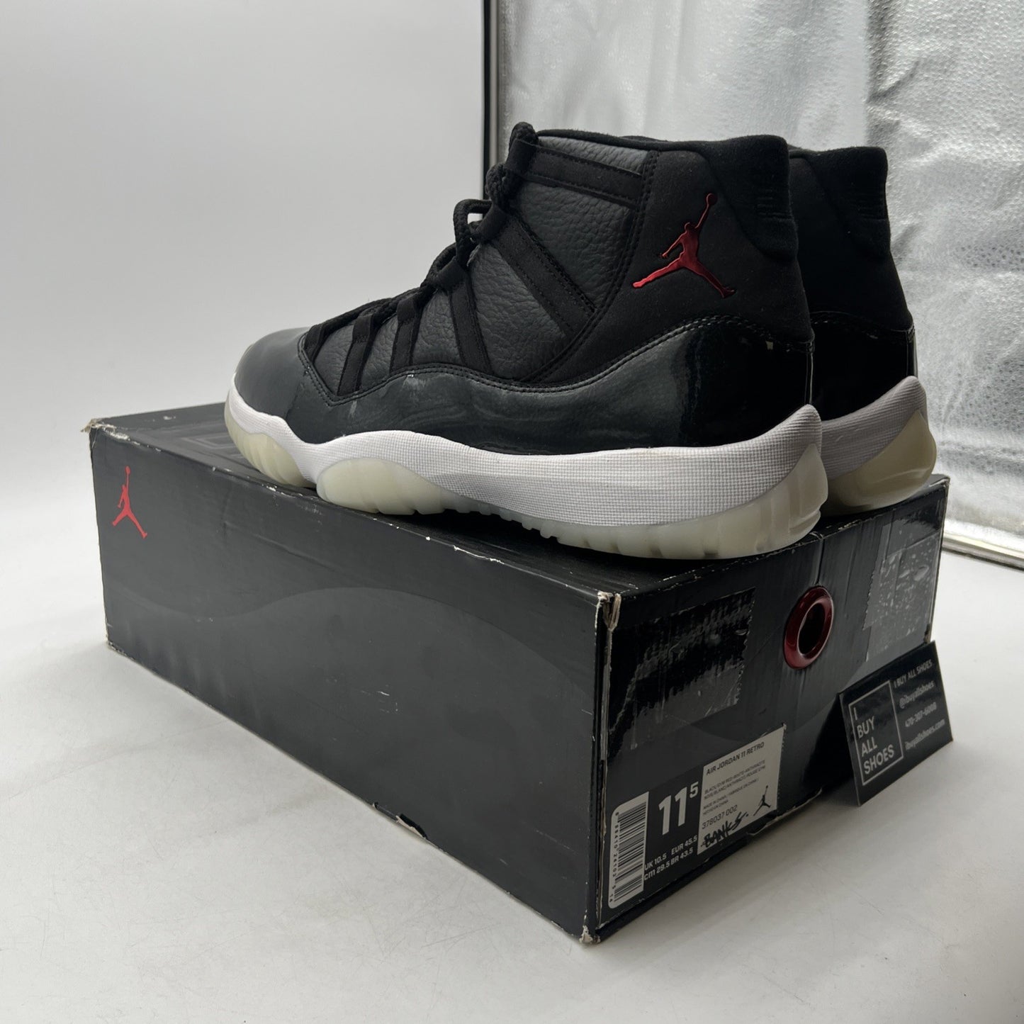Size 11.5 - Air Jordan 11 Retro 72-10 2015 (378037-002)