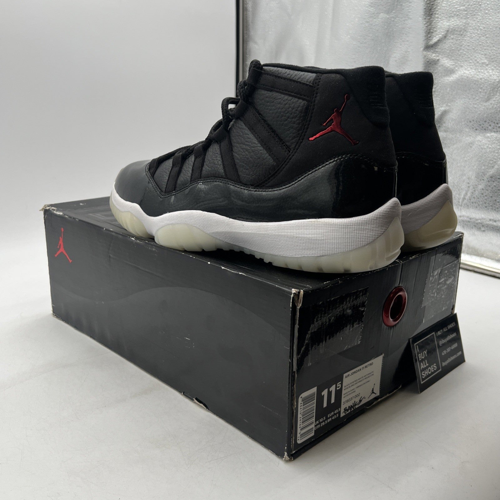 Size 11.5 - Air Jordan 11 Retro 72-10 2015 (378037-002)