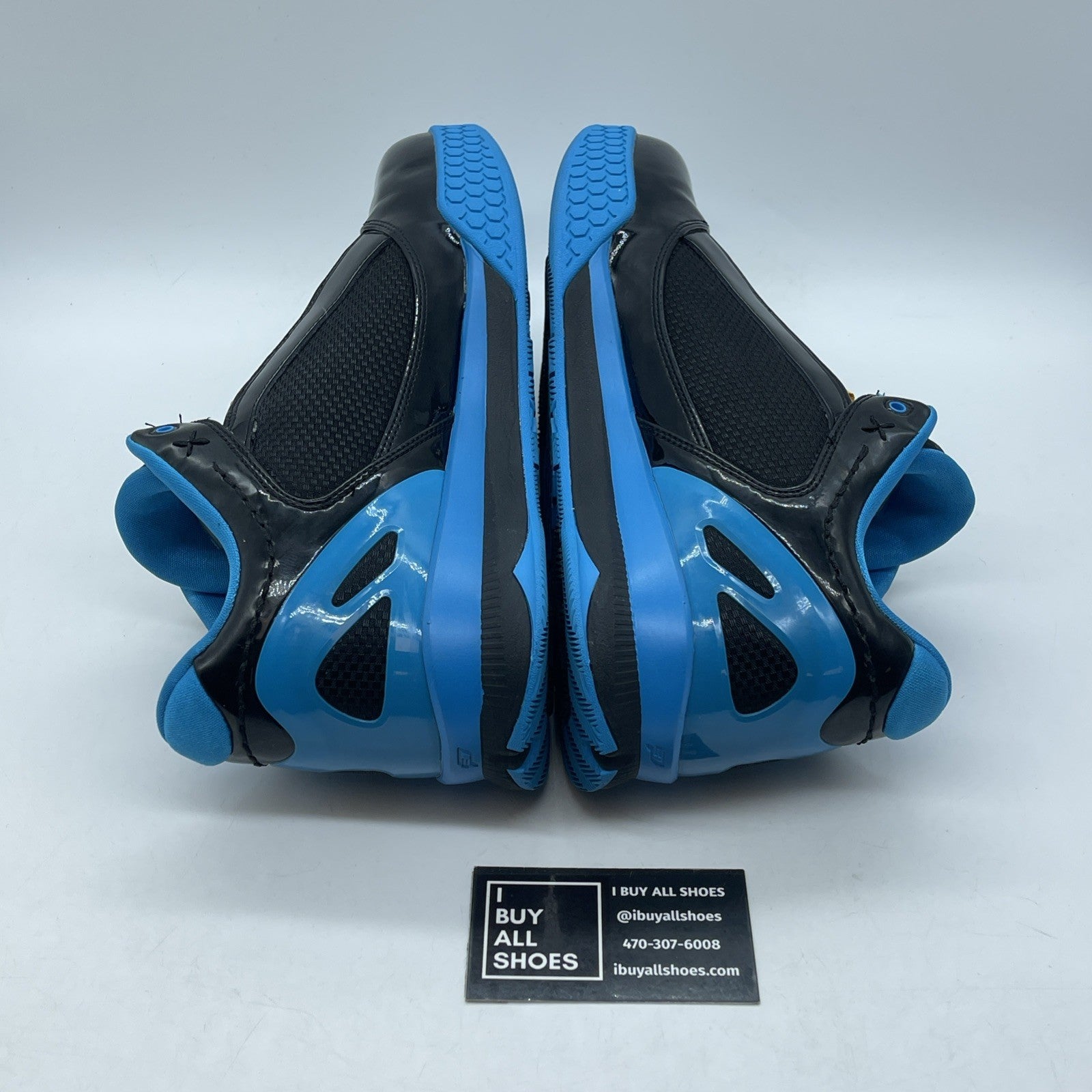 Size 12 - Jordan CP 2 Quick Black Orion Blue Black Blue (467821-015)