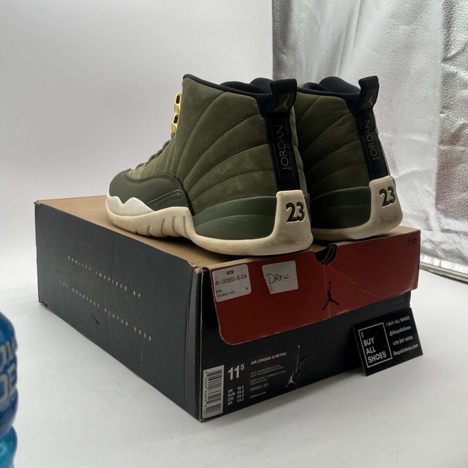 Size 11.5 - Air Jordan 12 Retro CP3 Class of 2003 (130690-301)