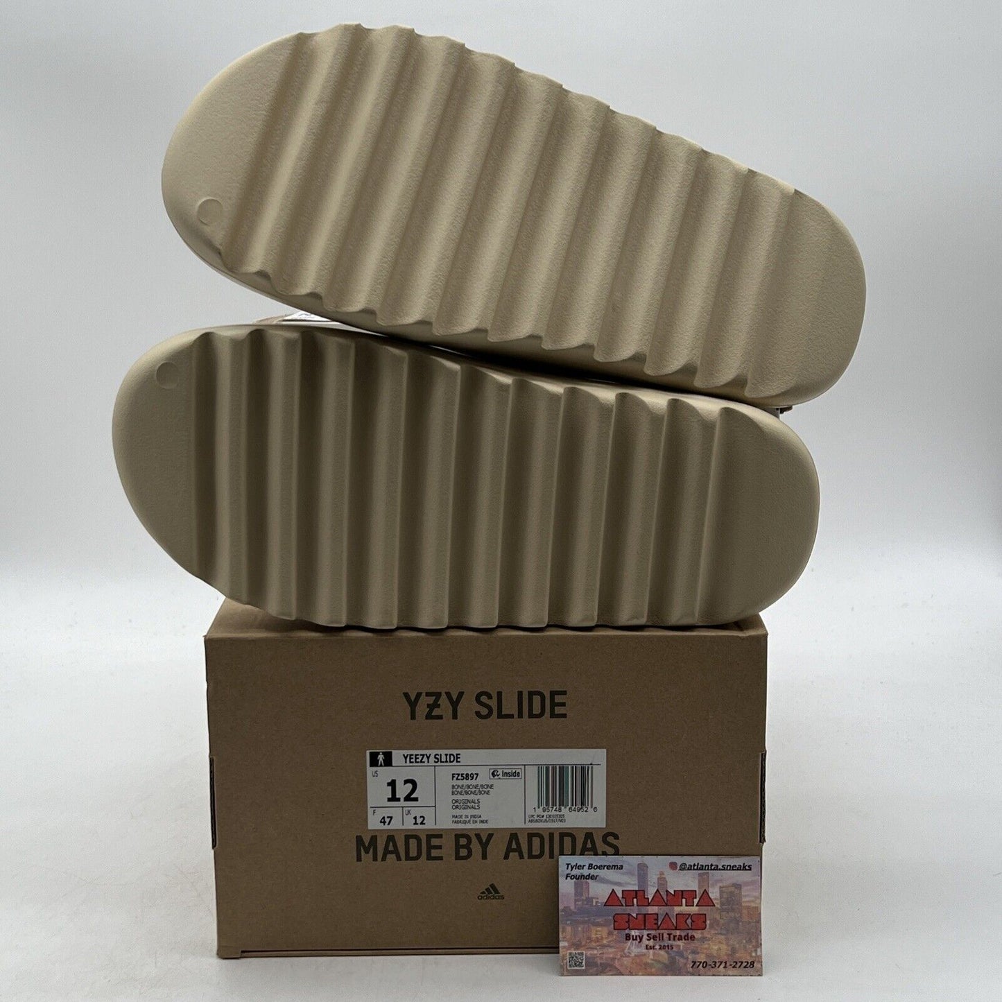 Size 12 - adidas Yeezy Slide Bone (FZ5897)