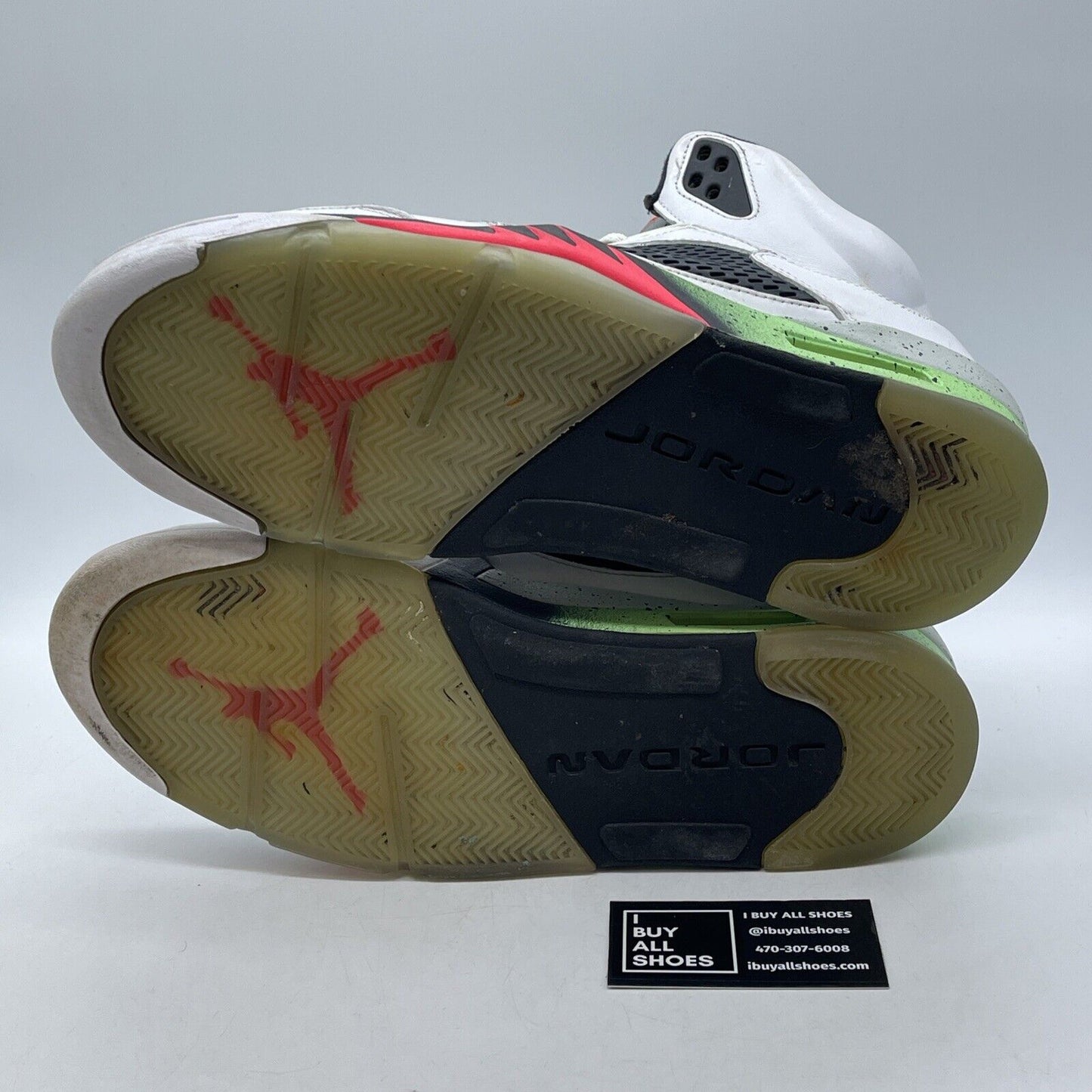 Size 13 - Air Jordan 5 Retro Pro Stars White Black Suede Leather (136027-115)