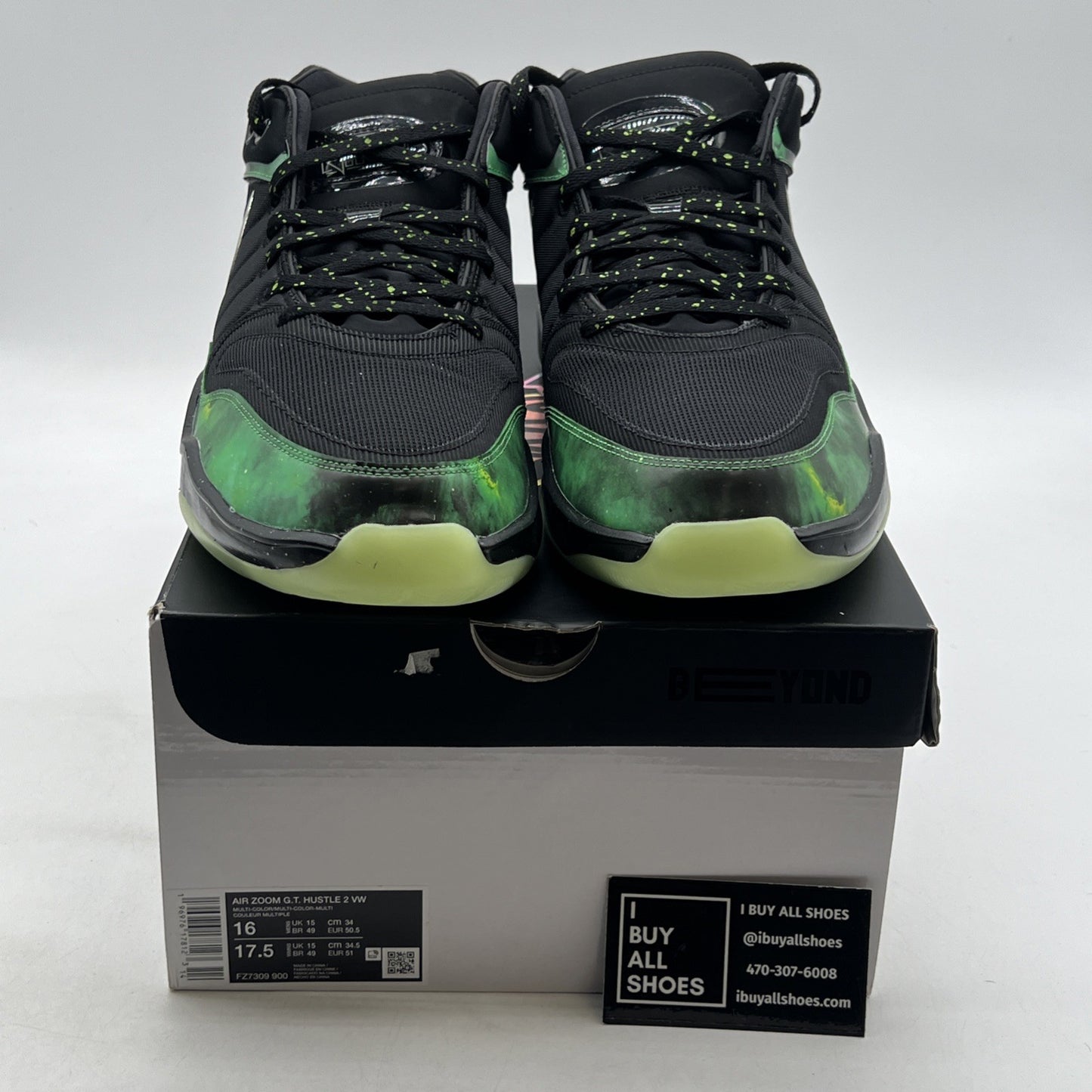Size 16 - Nike Victor Wembanyama x Air Zoom GT Hustle 2 Alien (FZ7309-900)