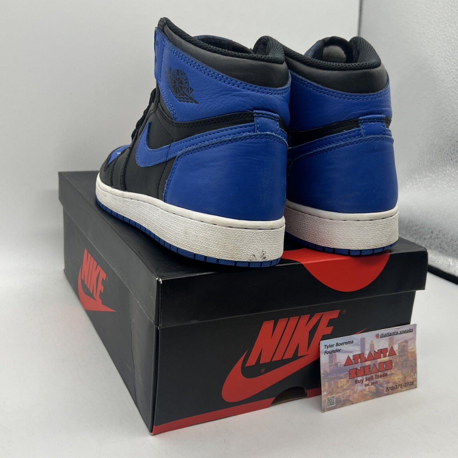 Nike Air Jordan Retro 1 High OG BG Royal 2017 575441007 Size 5Y