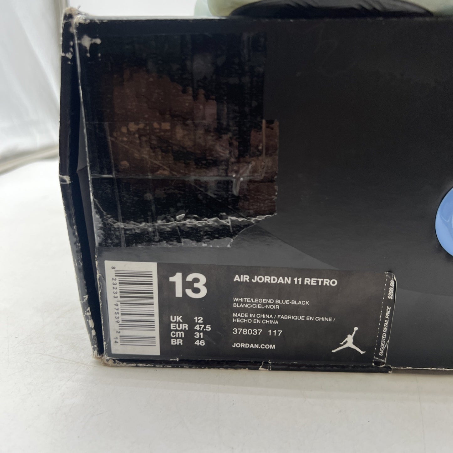 Size 13 - Air Jordan 11 Retro High Legend Blue (378037-117)