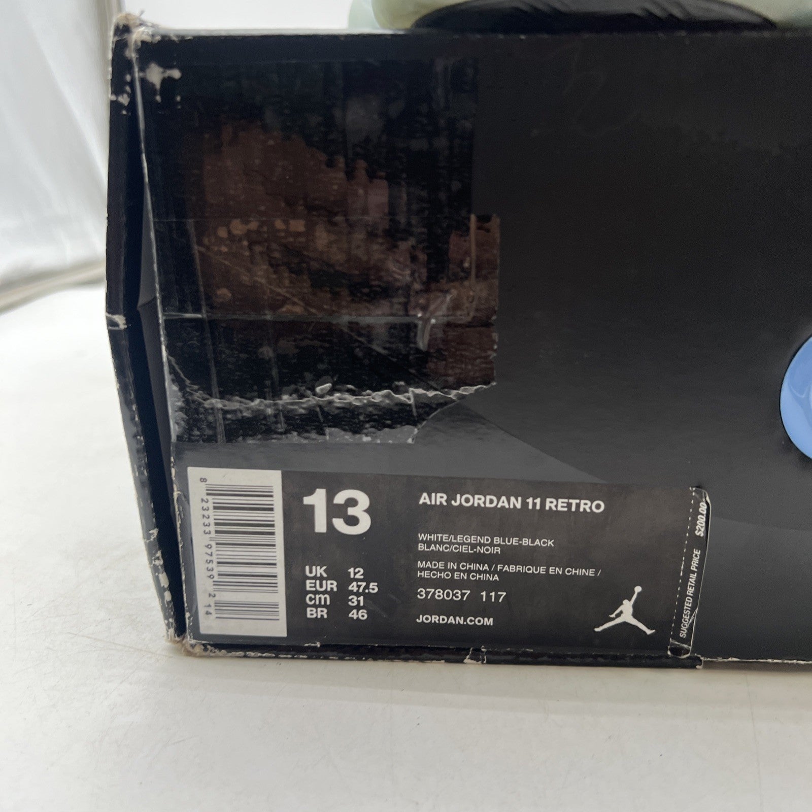Size 13 - Air Jordan 11 Retro High Legend Blue (378037-117)