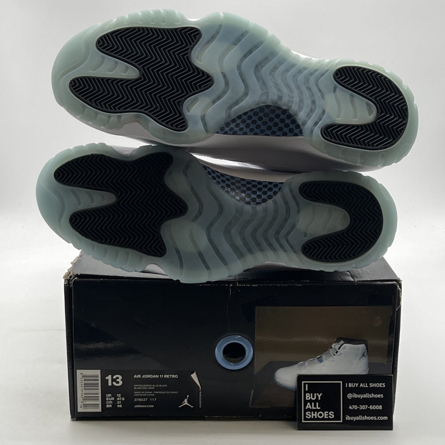 Size 13 - Air Jordan 11 Retro High Legend Blue (378037-117)