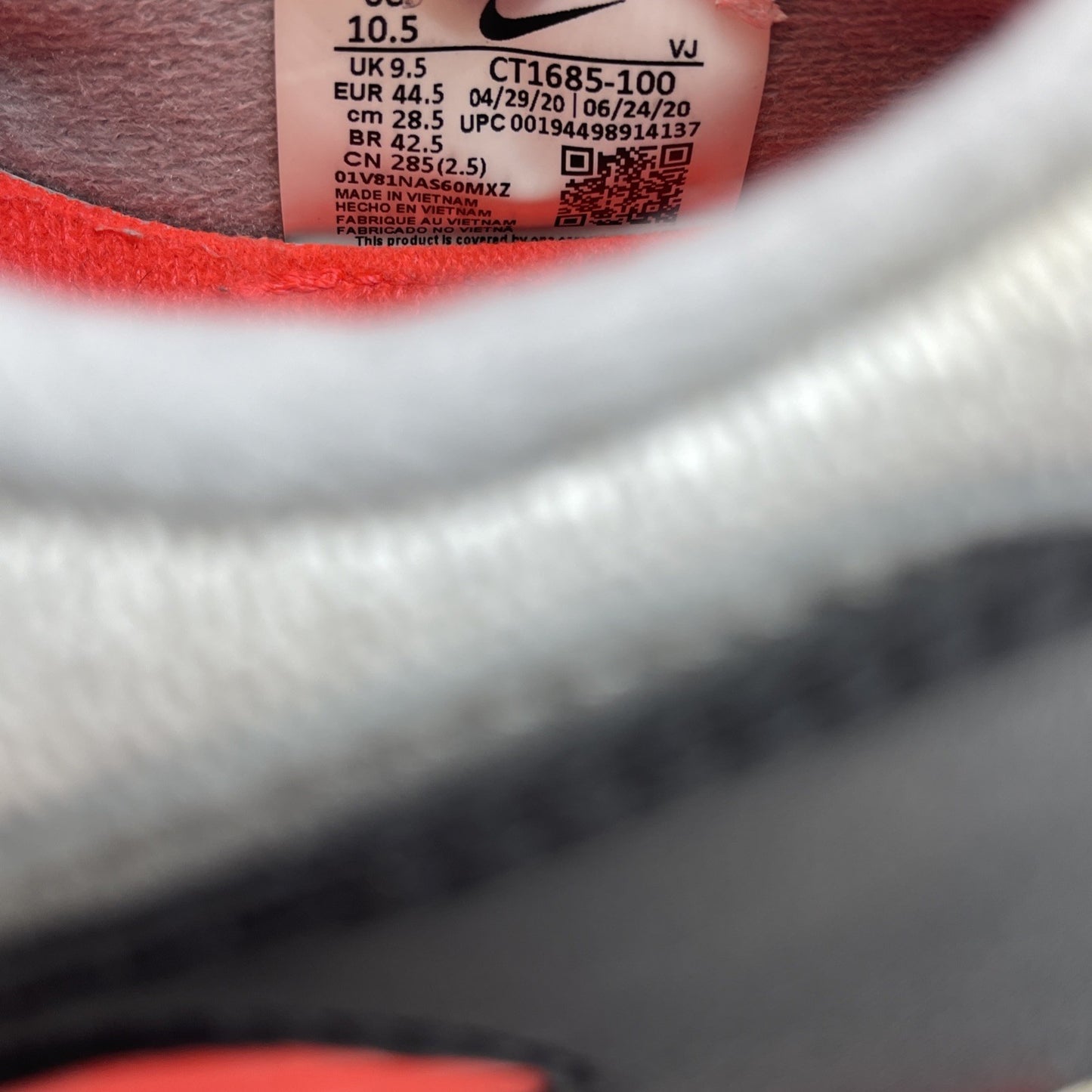 Size 10.5 - Nike Air Max 90 2020 Infrared Grey Black Suede Leather (CT1685-100)