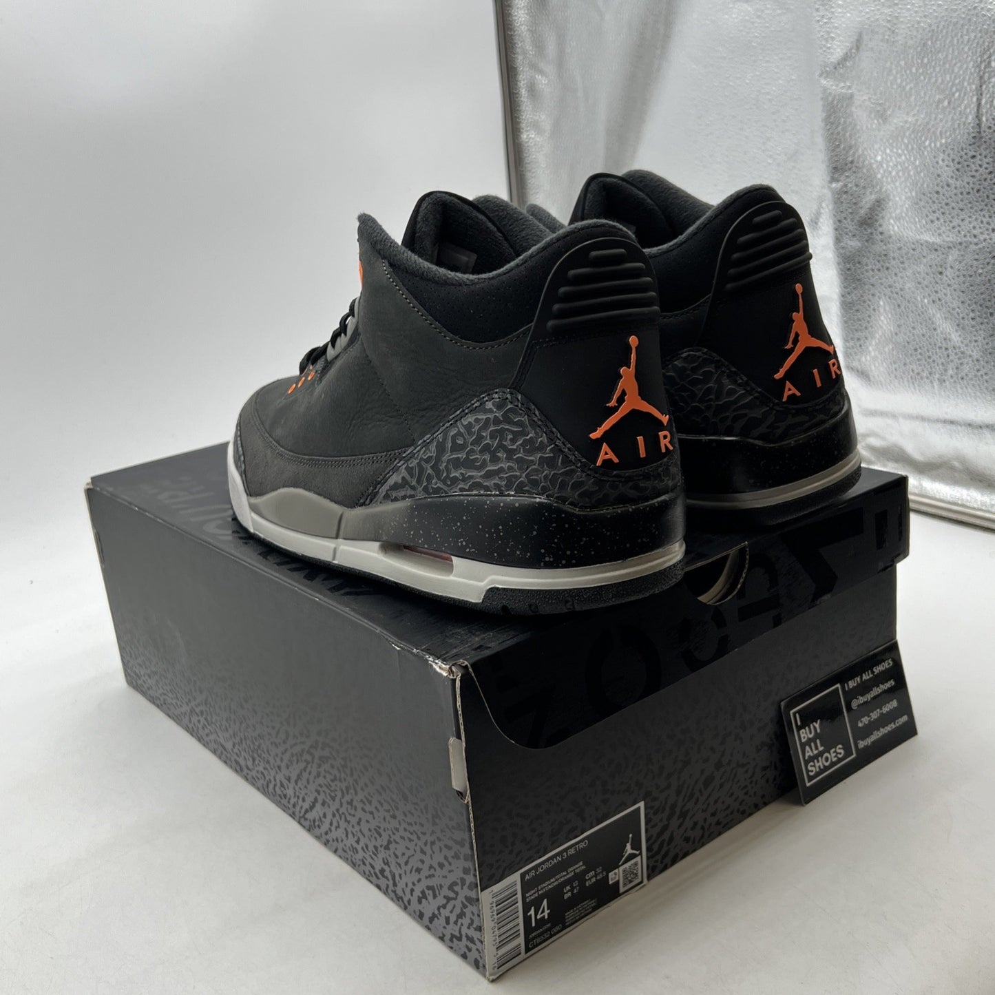 Size 14 - Air Jordan 3 Retro 2023 Mid Fear (CT8532-080)