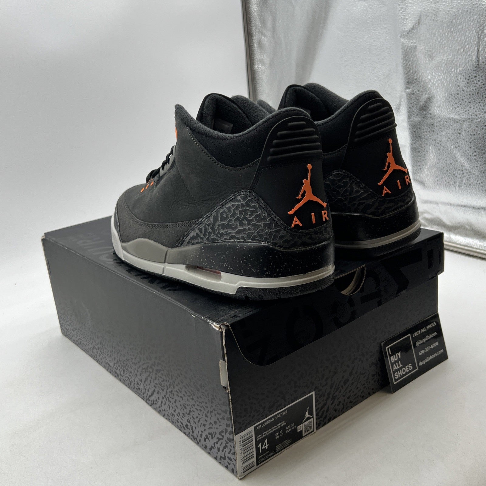 Size 14 - Air Jordan 3 Retro 2023 Mid Fear (CT8532-080)