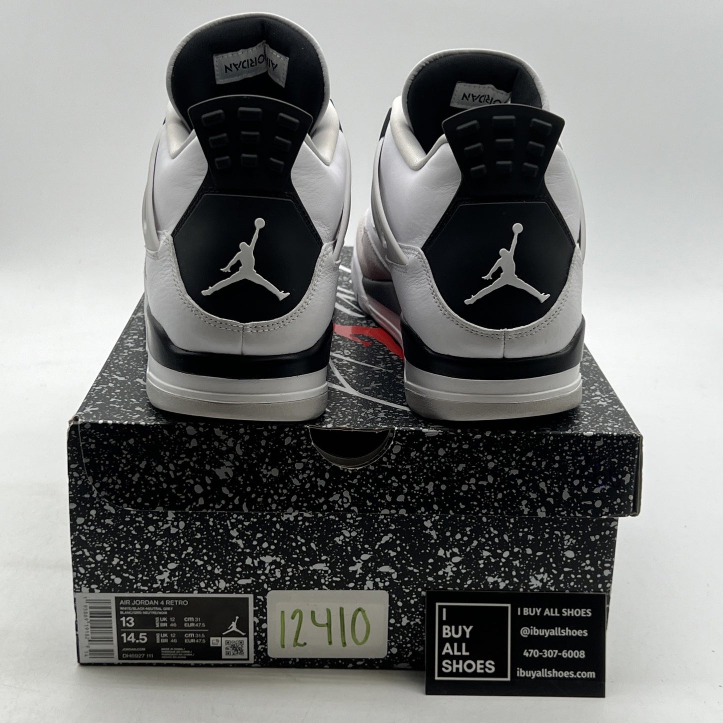 Size 13 - Air Jordan 4 Retro Mid Military Black (DH6927-111)