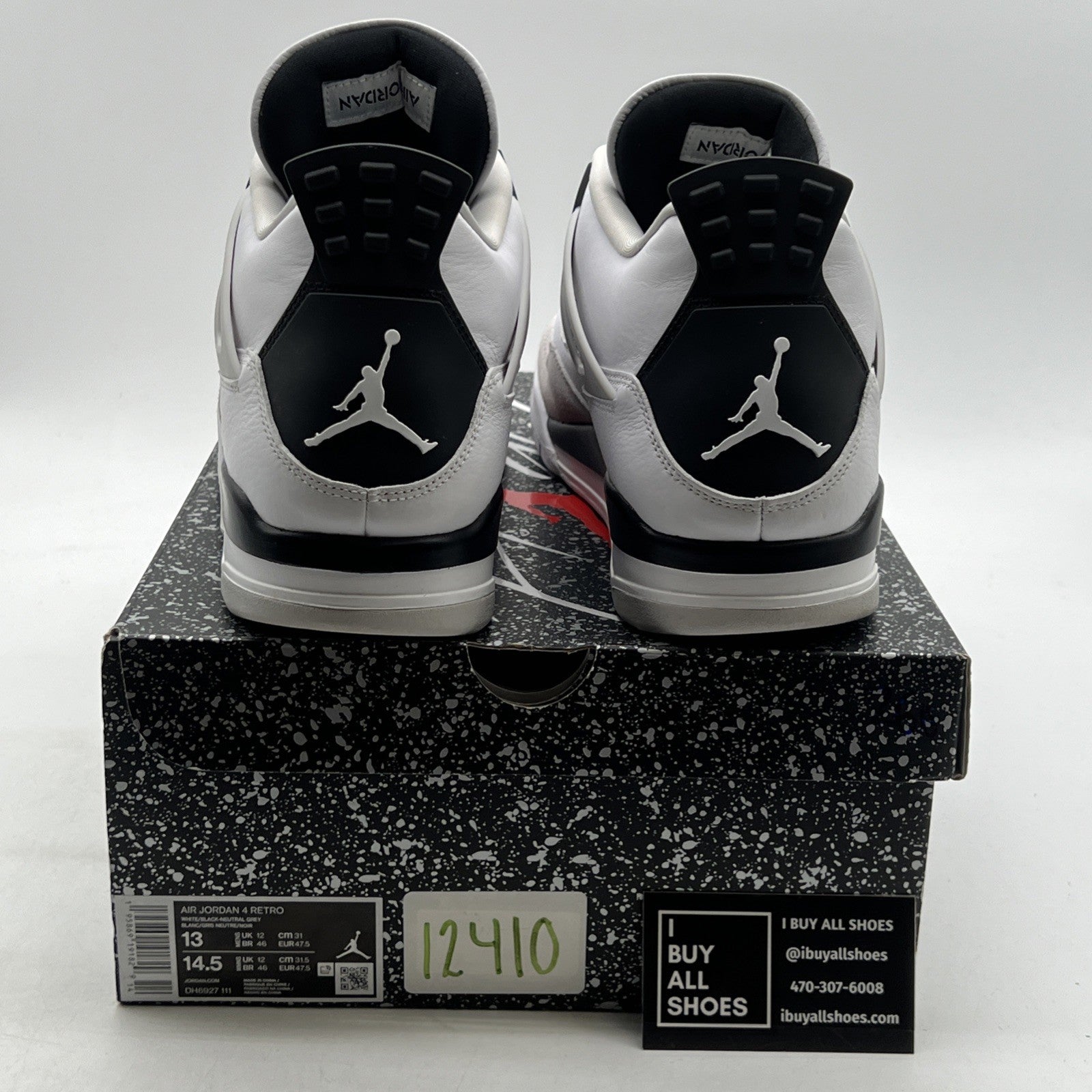 Size 13 - Air Jordan 4 Retro Mid Military Black (DH6927-111)