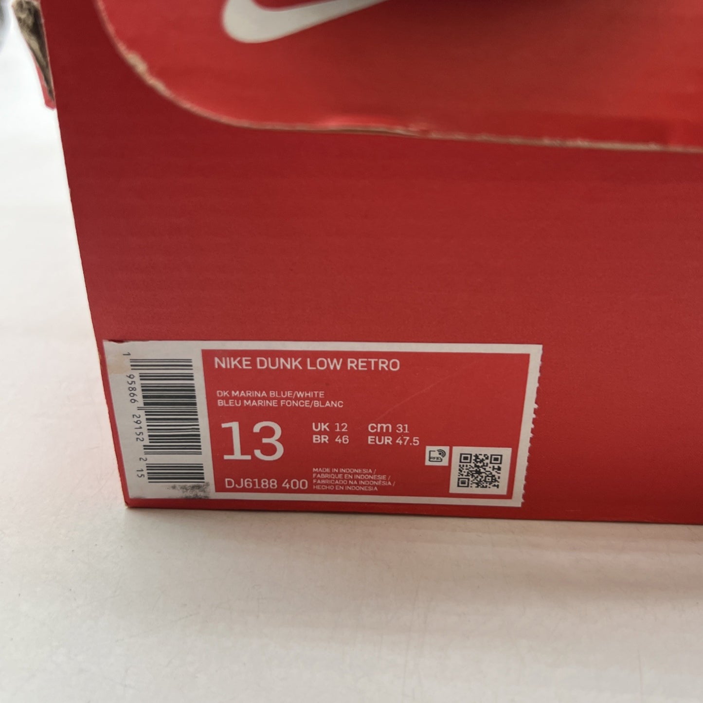 Size 13 - Nike Dunk Low Dark Marina Blue (DJ6188-400)