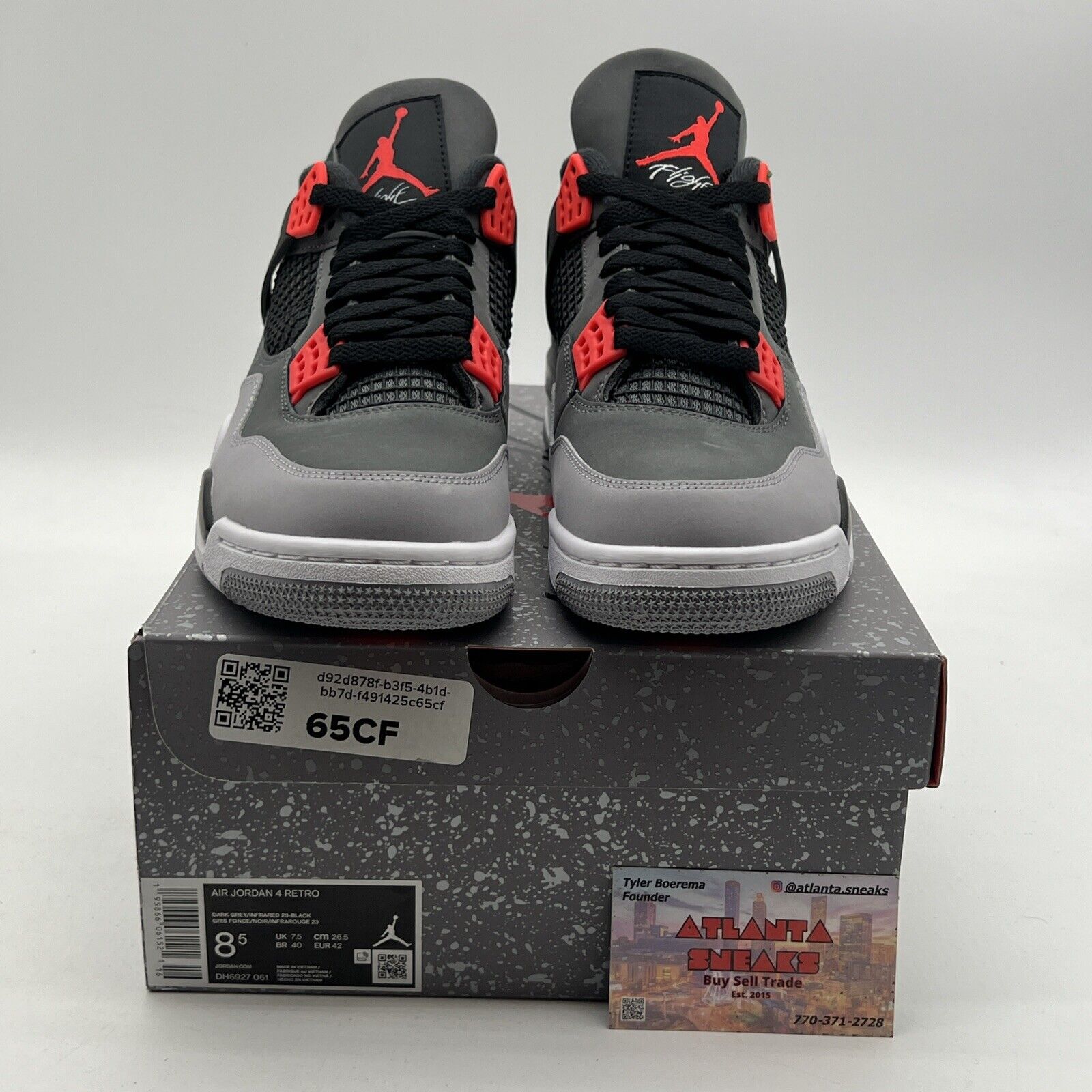 Size 8.5 - Air Jordan 4 Retro Mid Infrared (DH6927-061)