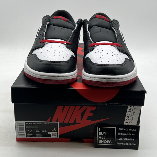 Size 14 - Air Jordan 1 Retro OG Low Black Toe (CZ0790-106)