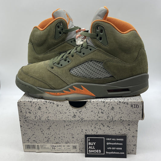 Size 10 - Air Jordan 5 Retro 2024 Olive (DD0587-308)