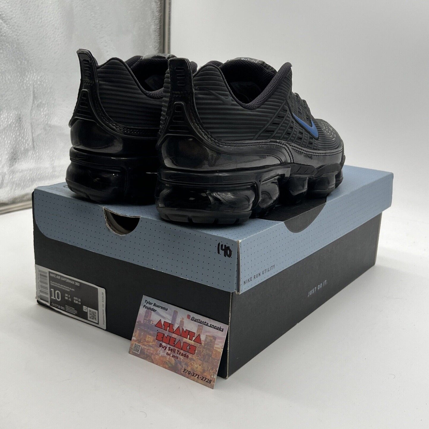 Size 10 - Nike Air VaporMax 360 Black (CK2718-001)