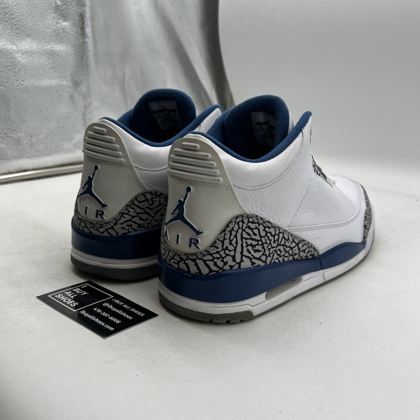 Size 12 - Air Jordan 3 Retro 2011 True Blue (136064-104)