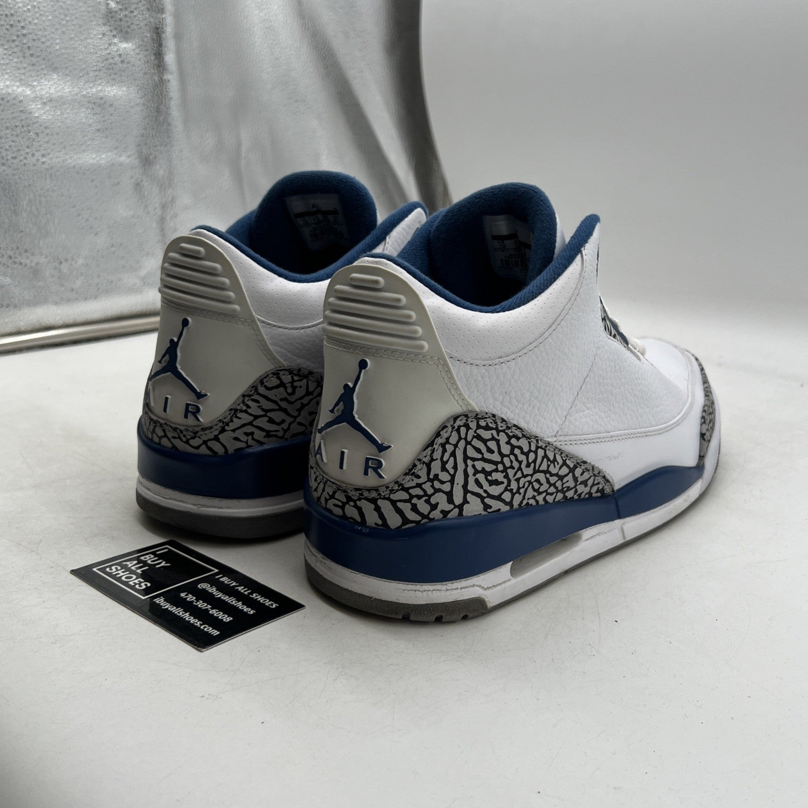 Size 12 - Air Jordan 3 Retro 2011 True Blue (136064-104)
