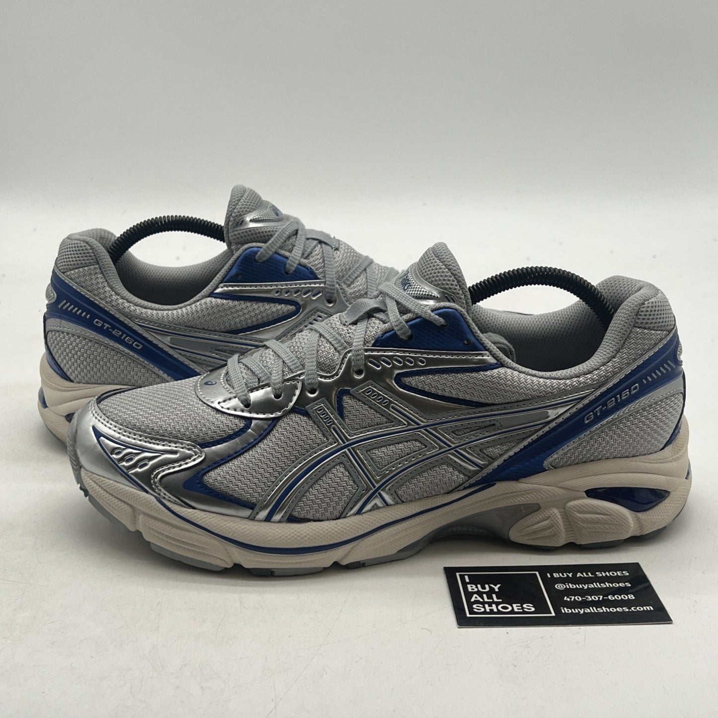 Size 10 - ASICS GT 2160 Piedmont Grey Deep Marine (1203A604-020)