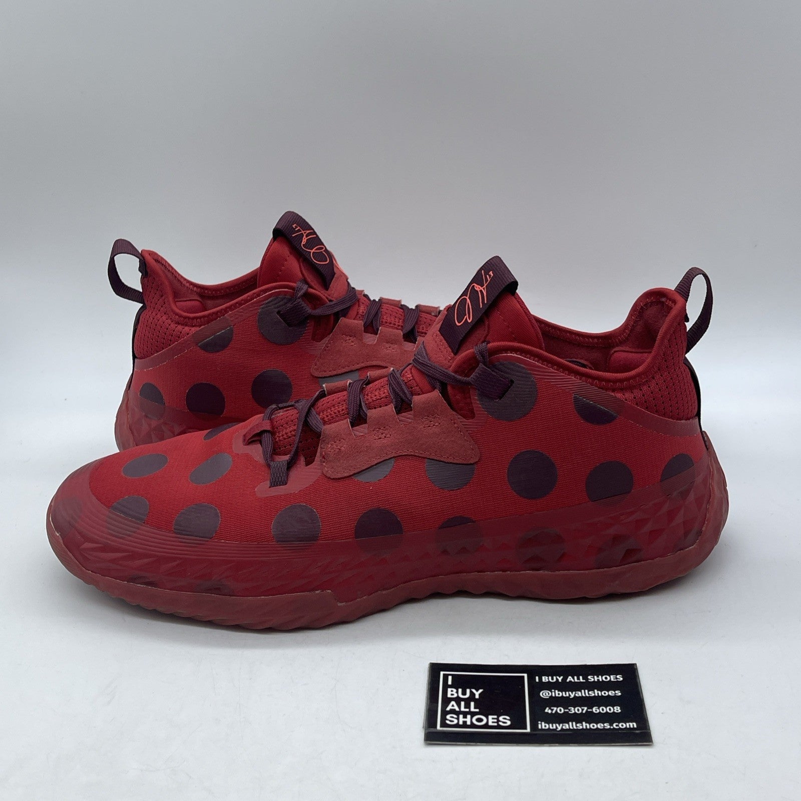 Size 13 - adidas Harden Vol. 5 Futurenatural Team Power Red Black (H68595)