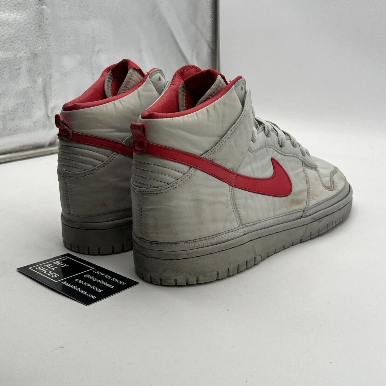 Size 9.5 - Nike Dunk Nylon Premium High Gray (35713-062)