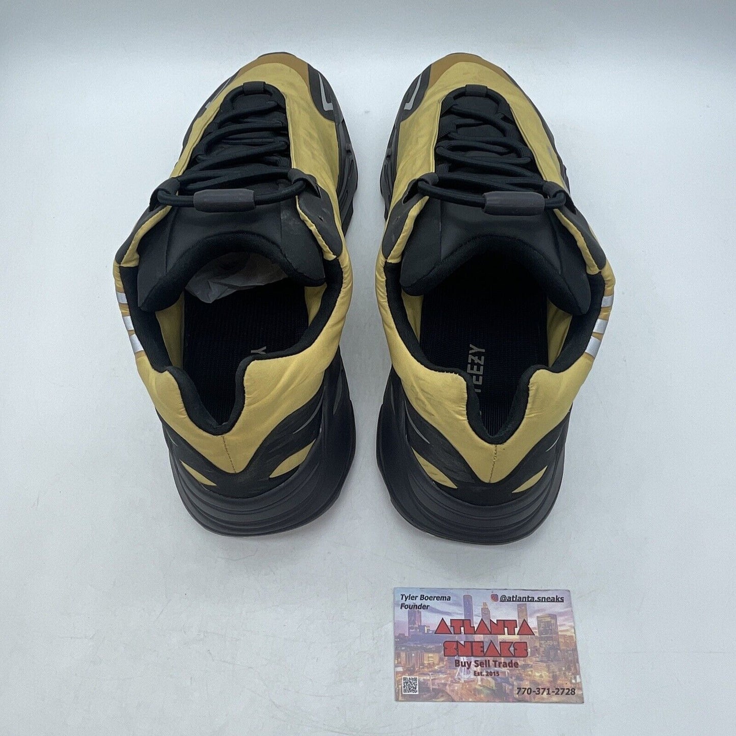 Size 11 - adidas Yeezy Boost 700 MNVN Honey Flux Yellow Black Silver (GZ0717)