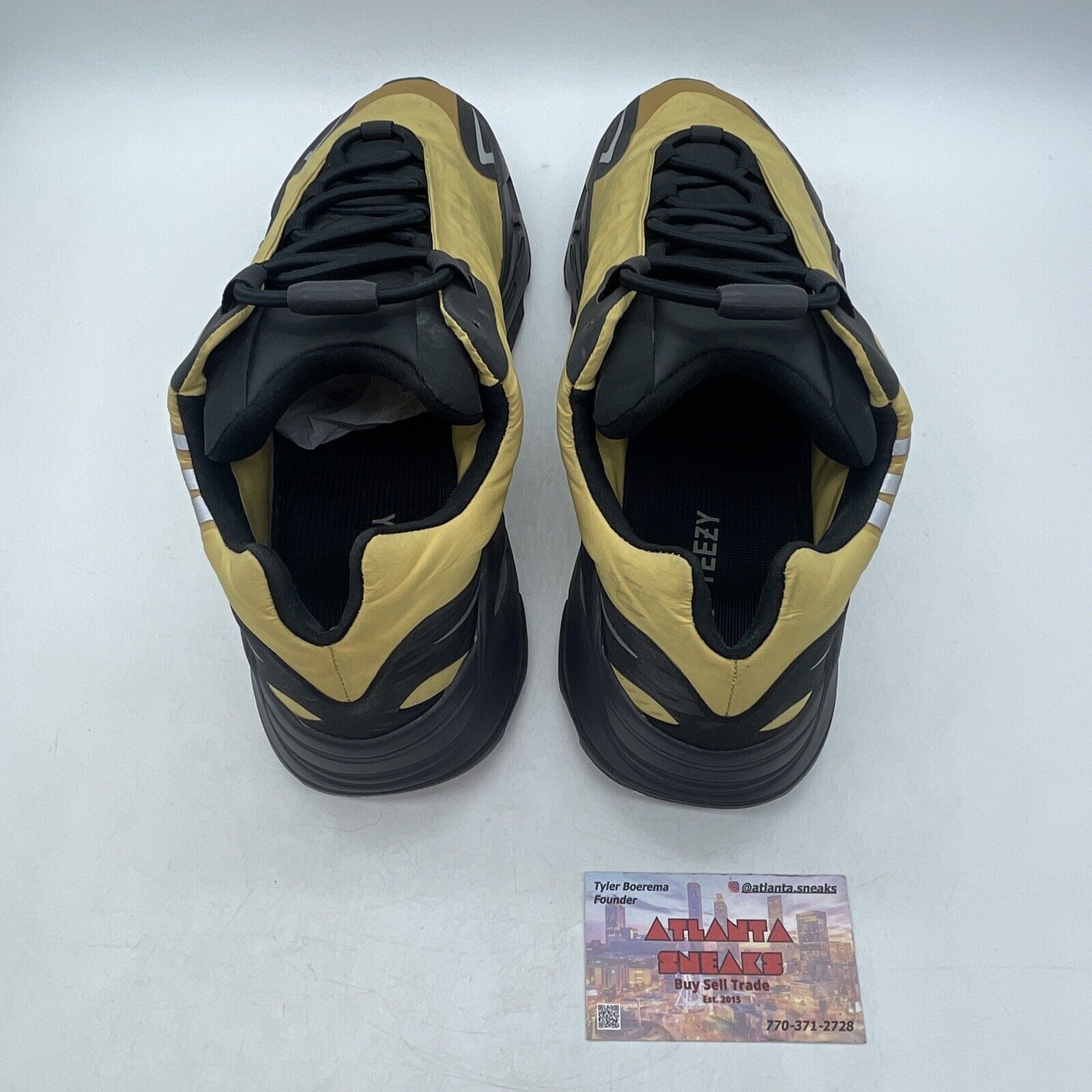 Size 11 - adidas Yeezy Boost 700 MNVN Honey Flux Yellow Black Silver (GZ0717)