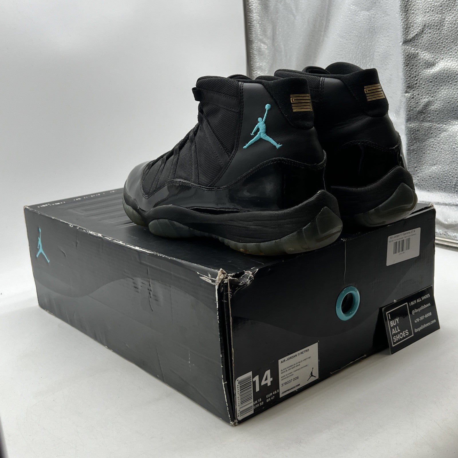 Size 14 - Air Jordan 11 Retro High Gamma Blue (378037-006)
