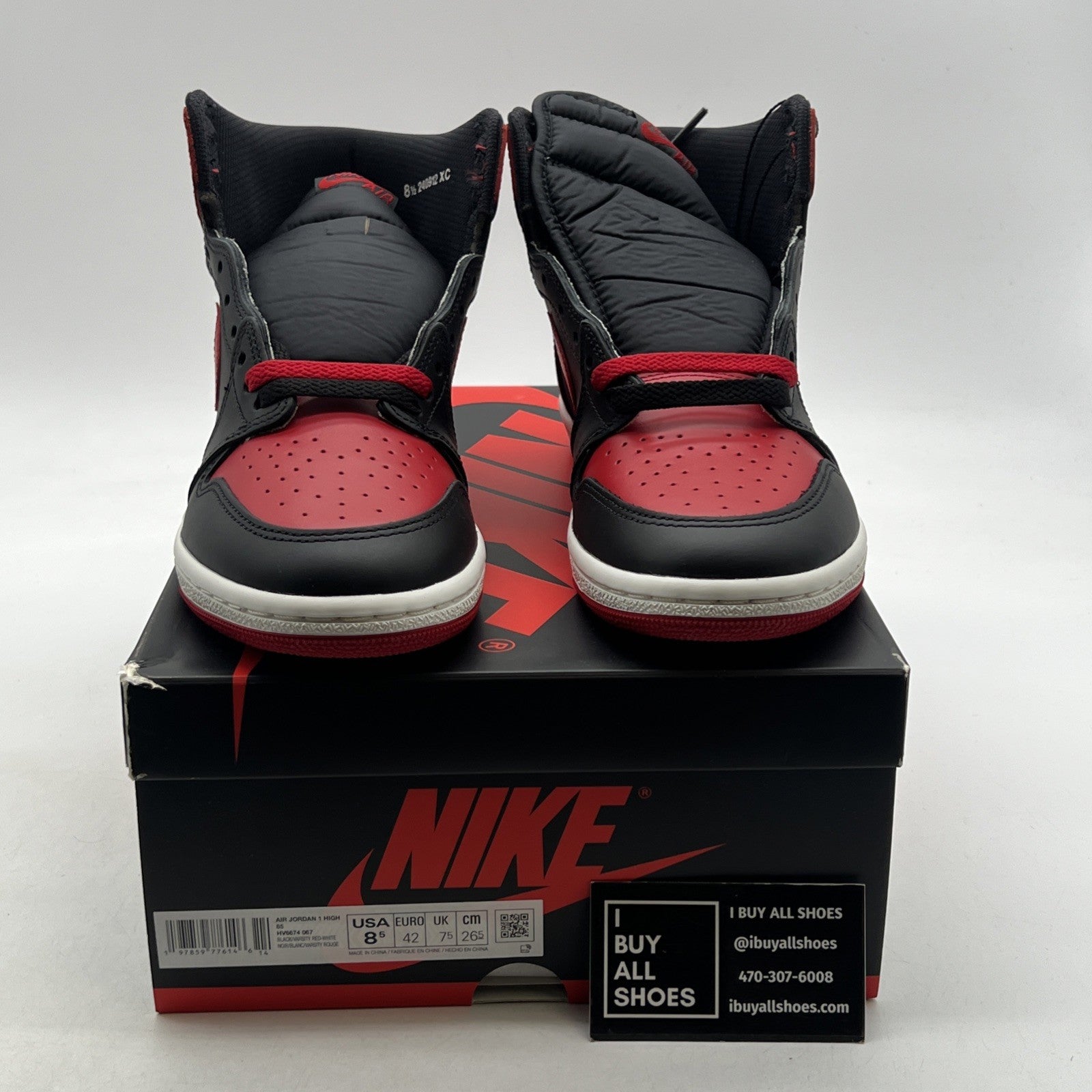 Size 8.5 - Air Jordan 1 Retro '85 OG 2025 High Bred / Banned (HV6674-067)