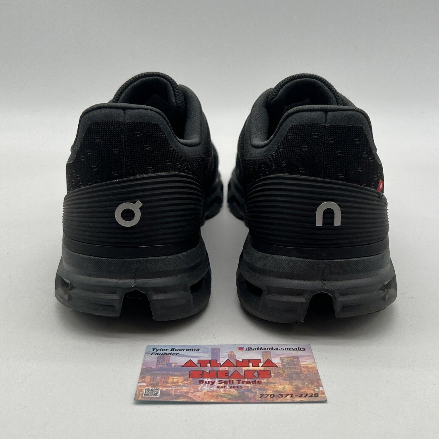 Size 11.5 - On Cloud Helion Speedboard Cloudtec Running Shoes Black Gray