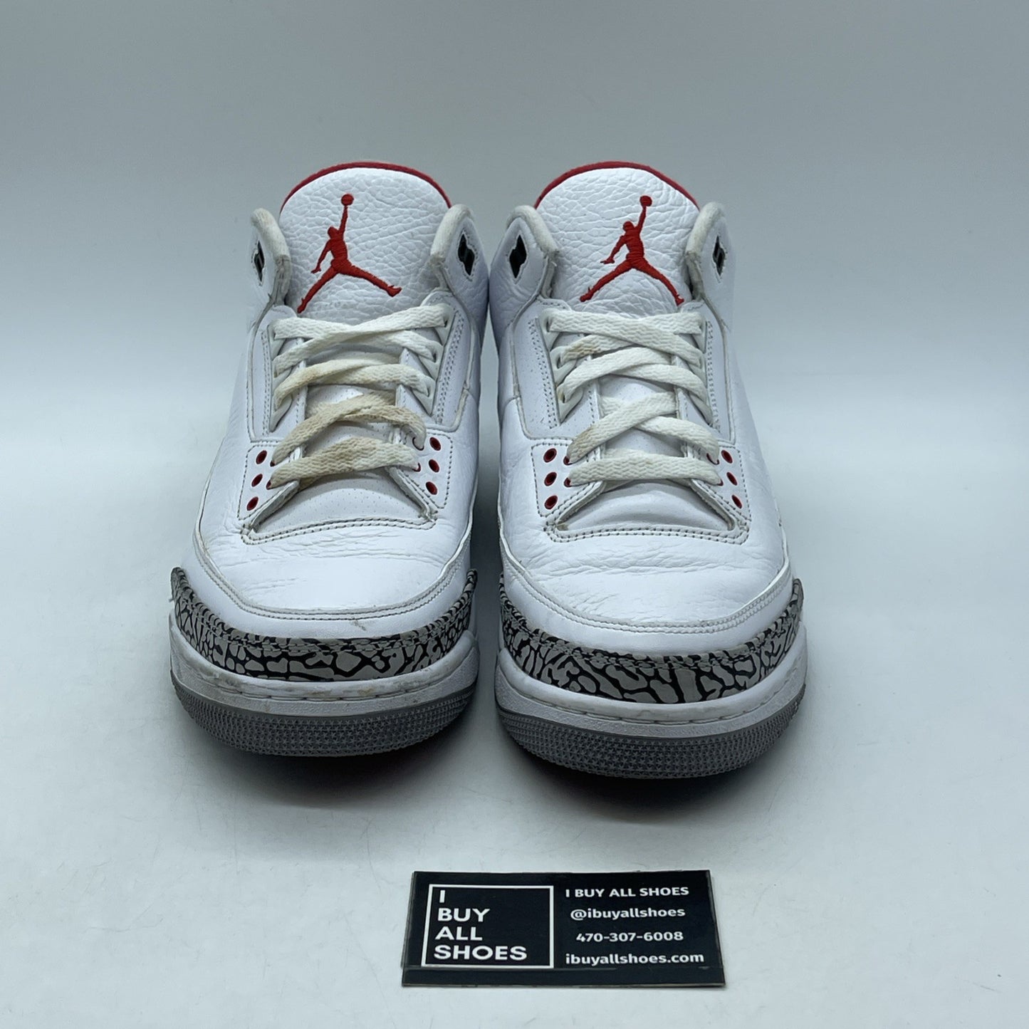 Size 11.5 - Air Jordan 3 Retro White Cement 2011 (136064-105)