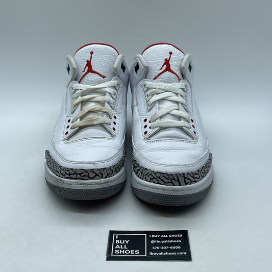 Size 11.5 - Air Jordan 3 Retro White Cement 2011 (136064-105)