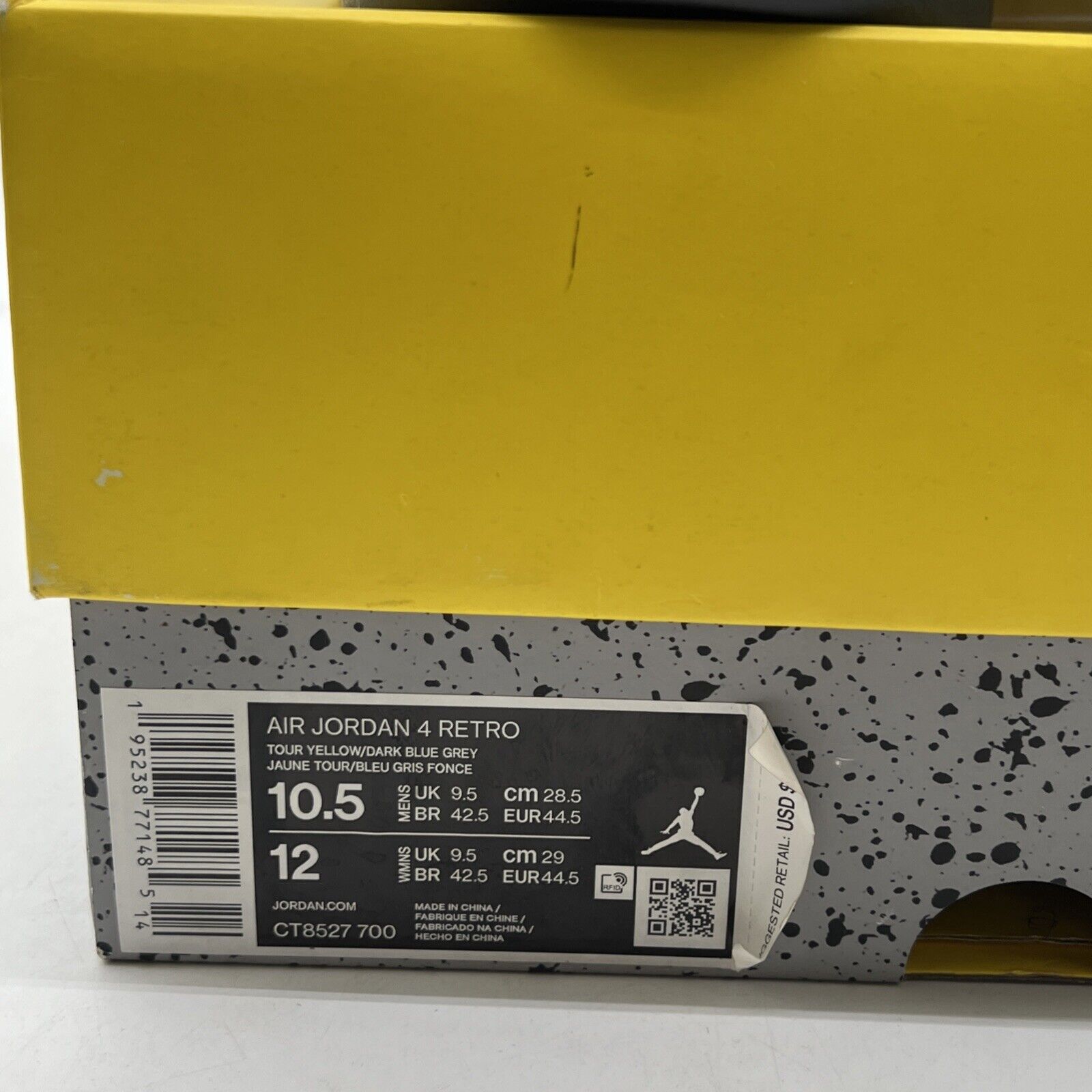 Size 10.5 - Air Jordan 4 Retro Mid Lightning (CT8527-700)