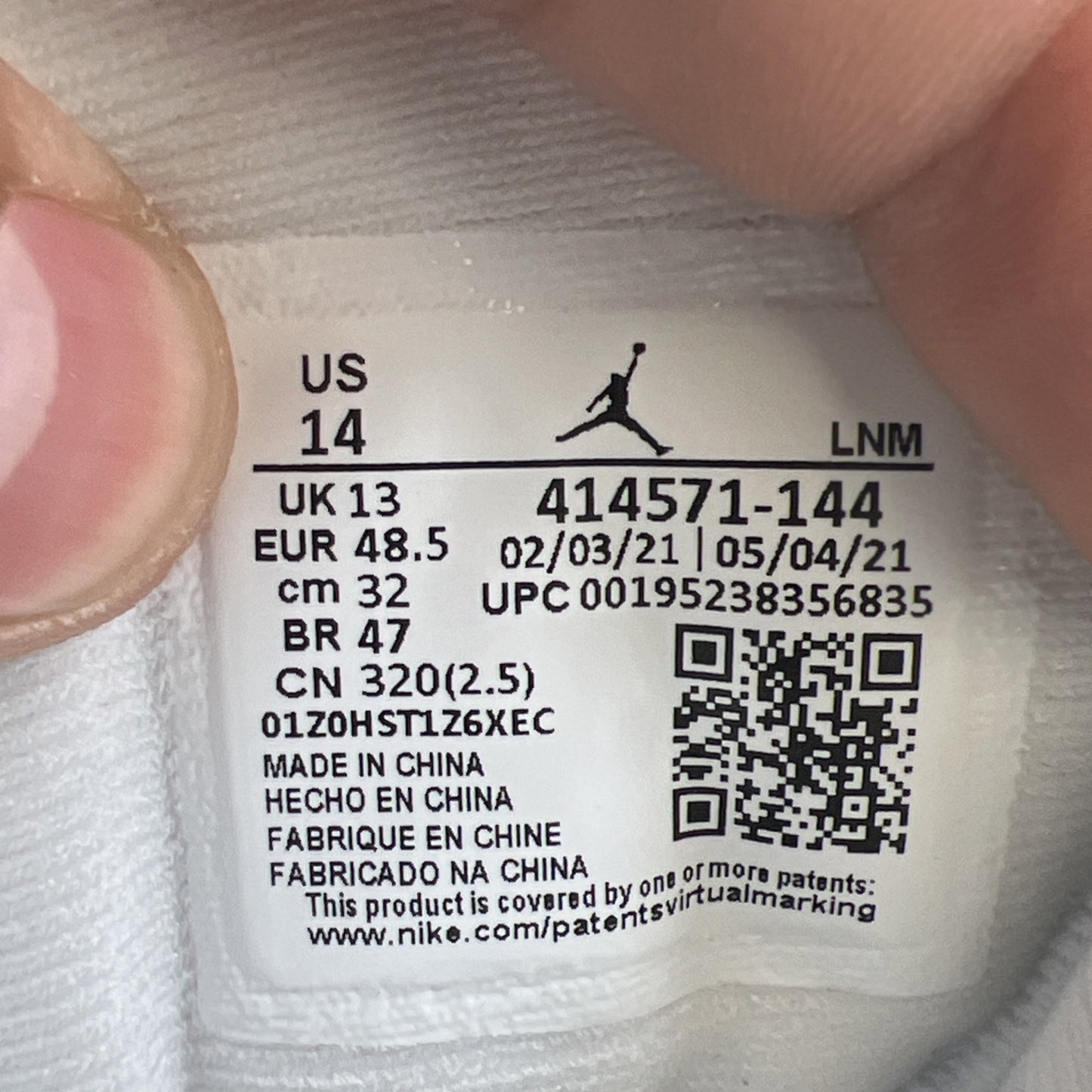 Size 14 - Air Jordan 13 Retro Obsidian (414571-144)