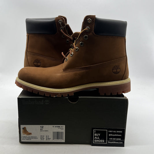 Size 12 - TIMBERLAND 6" Premium 'Rust Nubuck' Waterproof Boots (TB072066-827)