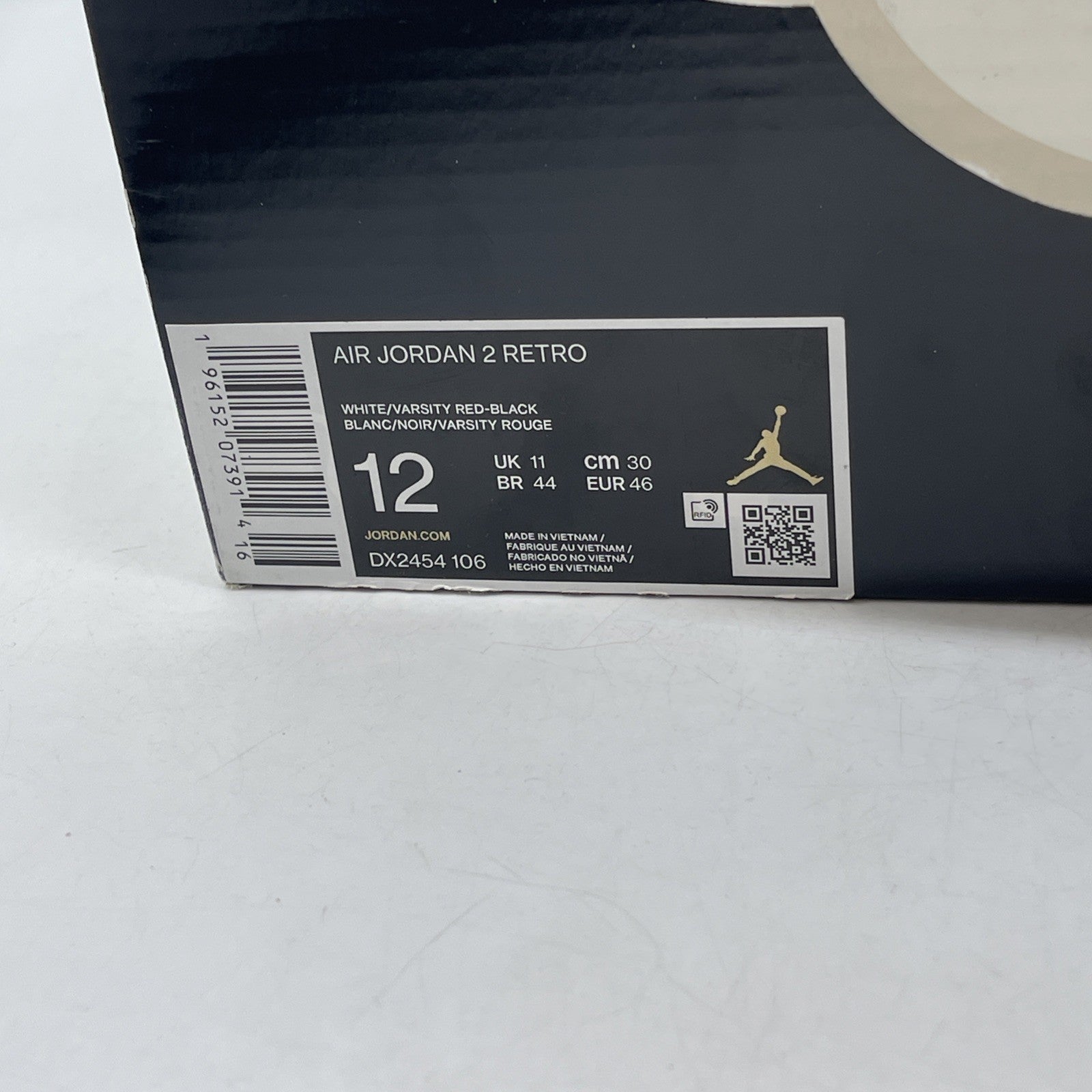 Size 12 - Air Jordan 2 Retro Mid Chicago (DX2454-106)