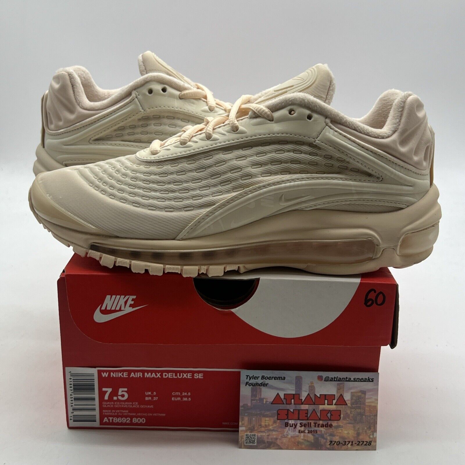 Size 7.5 - Nike Air Max Deluxe SE Arctic Orange W (AT8692-800)