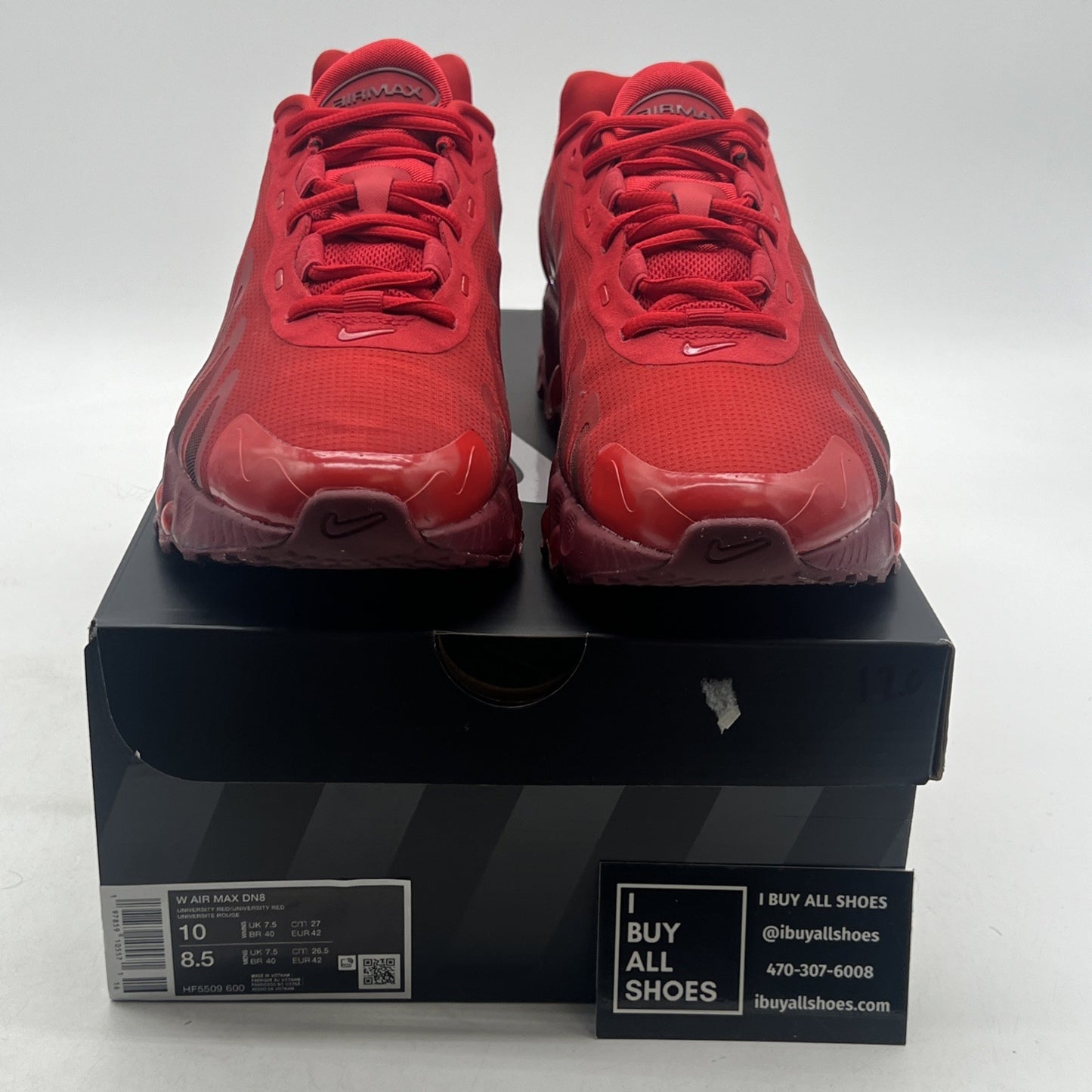 Size 10 - Nike Air Max DN8 University Red W (HF5508-600)
