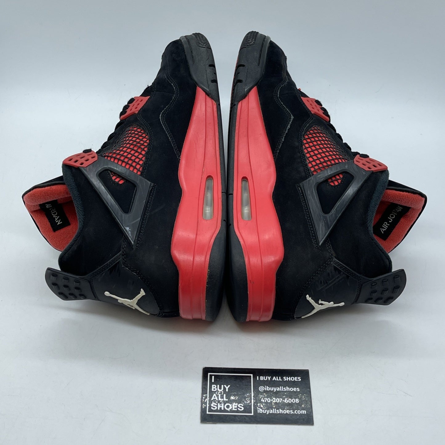 Size 13 - Jordan 4 Retro Mid Red Thunder Red Black White Suede (CT8527-016)