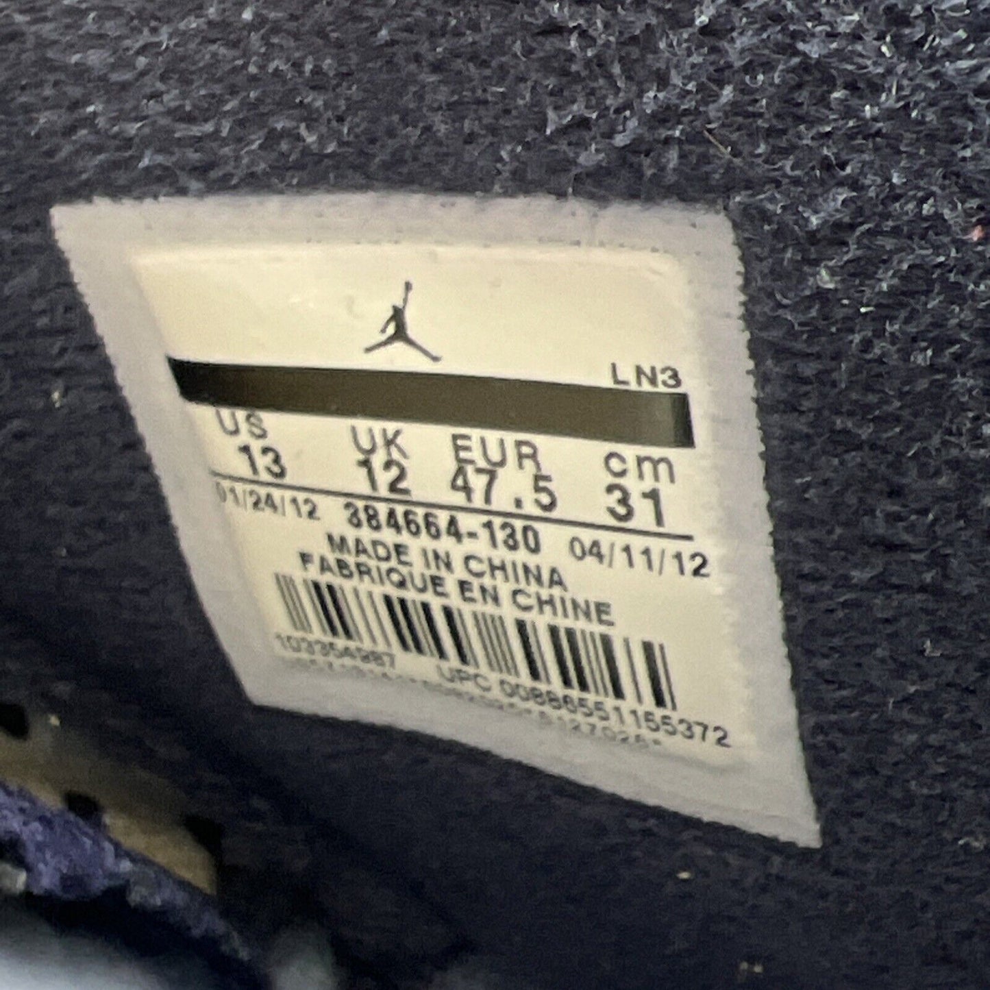 Size 13 - Air Jordan 6 Retro 2012 Olympic (384664-130)