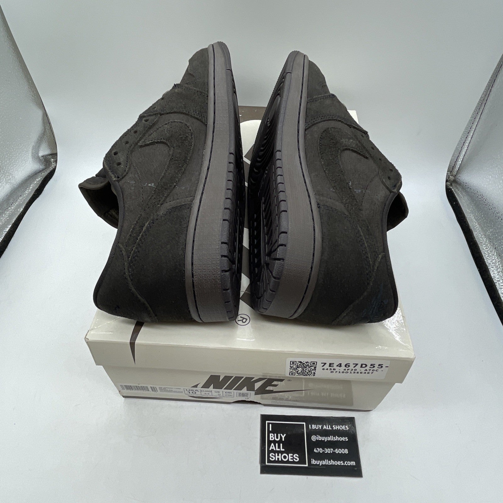 Size 10 - Travis Scott x Air Jordan 1 Retro OG SP Low Velvet Brown (DM7866-202)