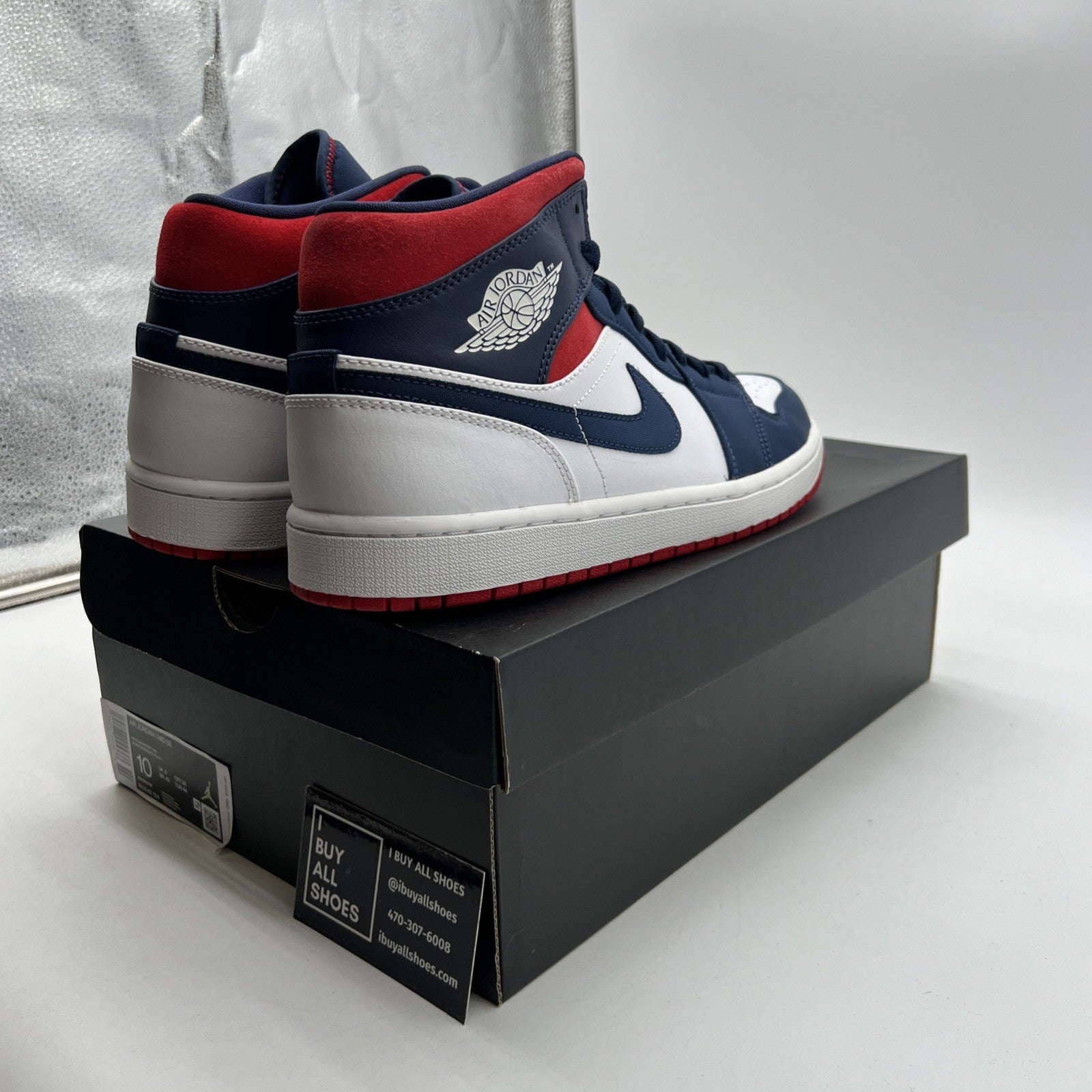 Size 10 - Air Jordan 1 SE Mid Olympic (852542-104)