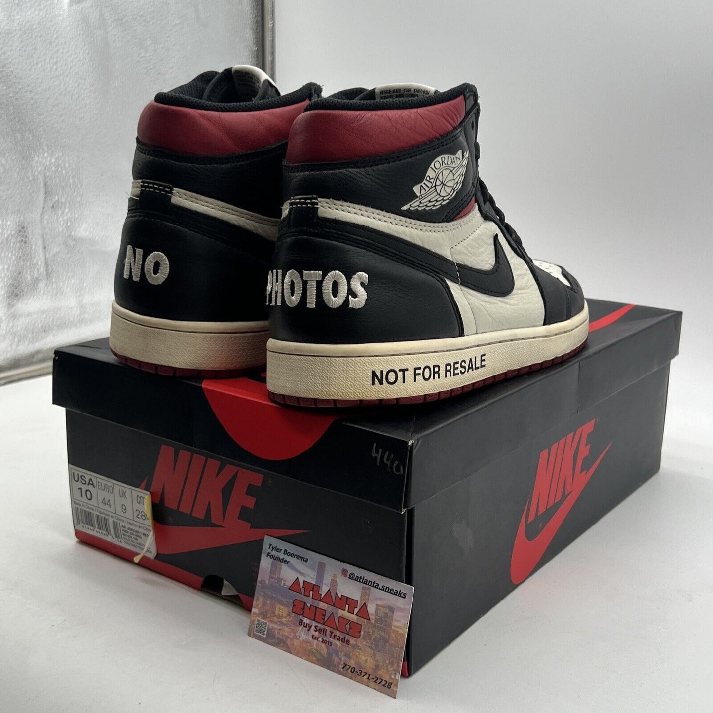 Size 10 - Air Jordan 1 Retro OG NRG High Not For Resale (861428-106)