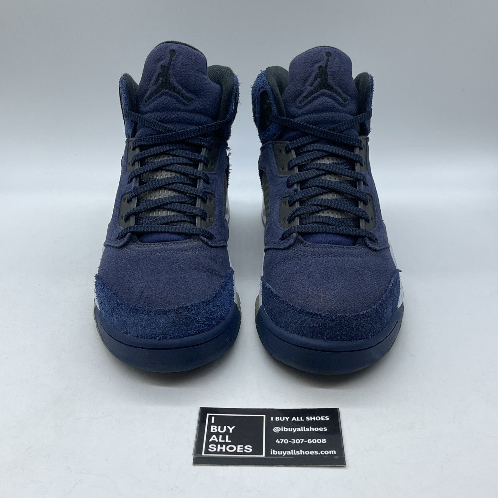Size 10.5 - Air Jordan 5 Retro SE Midnight Navy Suede (FD6812-400)
