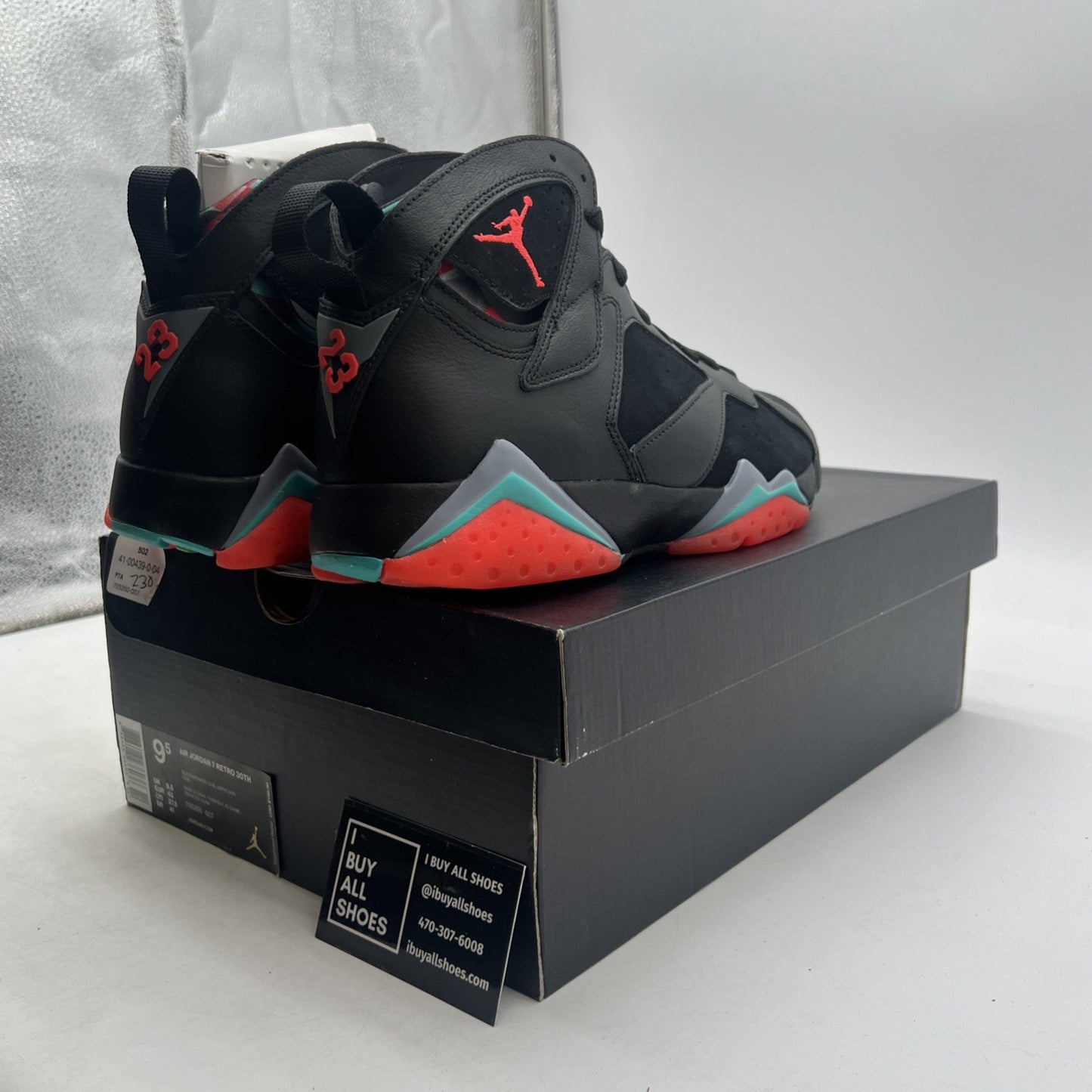 Size 9.5 - Air Jordan 7 Retro 30th Barcelona Nights (705350-007)