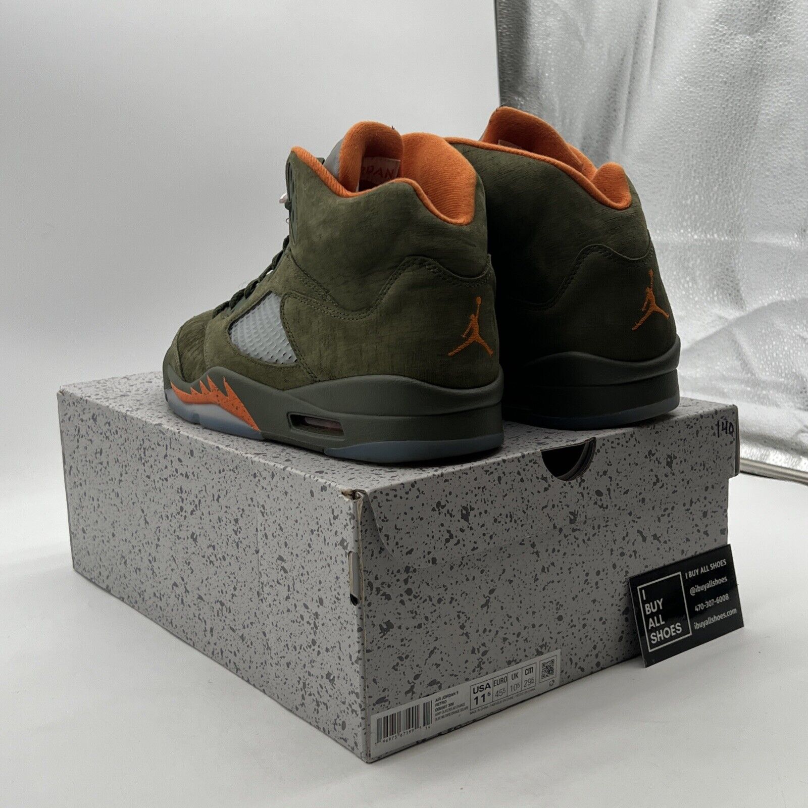 Size 11.5 - Air Jordan 5 Retro 2024 Olive (DD0587-308)